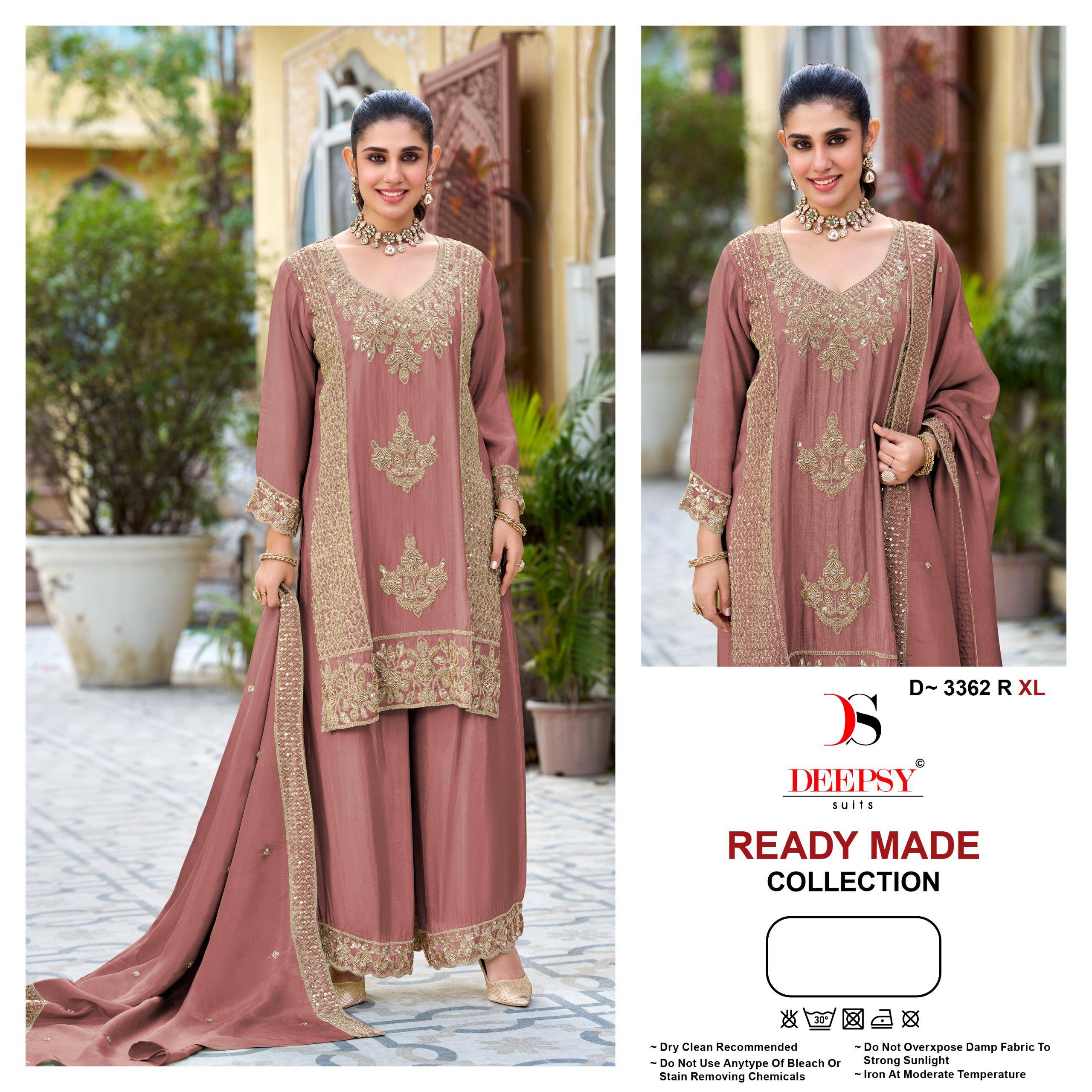 Deepsy D-3362 colors by Deepsy 3362 Q TO 3362 T SERIES Pakistani Stylish Beautiful Colourful Printed & Embroidered Party Dresses At Wholesale Price